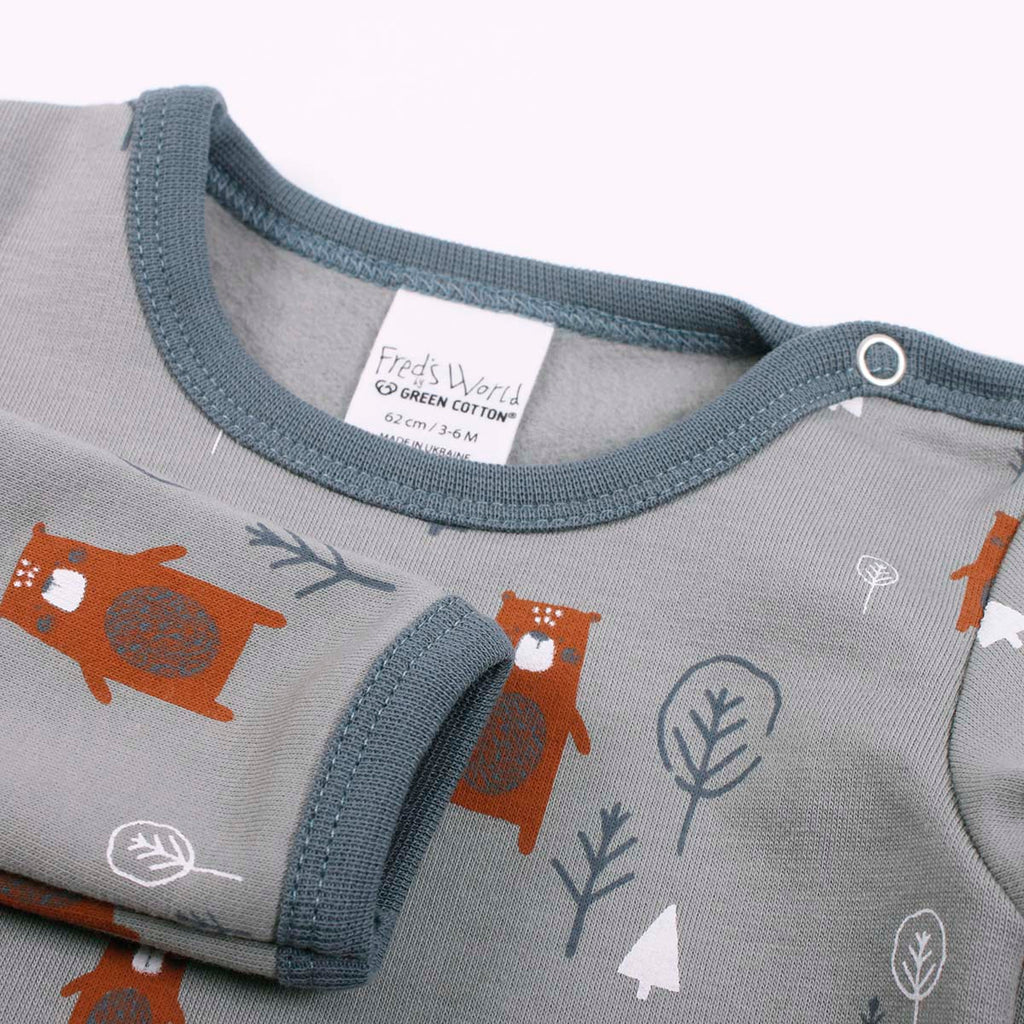 Bear long-sleeve bodysuit