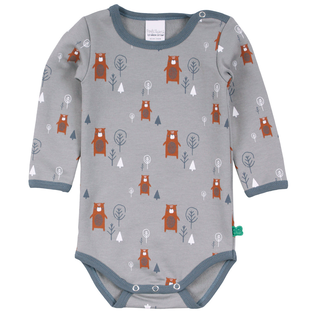 Bear long-sleeve bodysuit