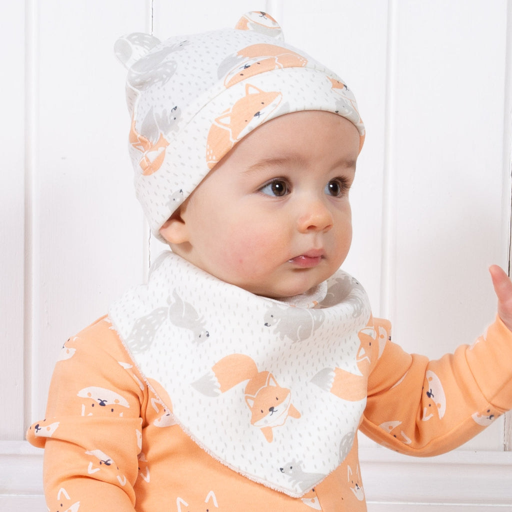 Fox and squirrel hat: Size 6-12M