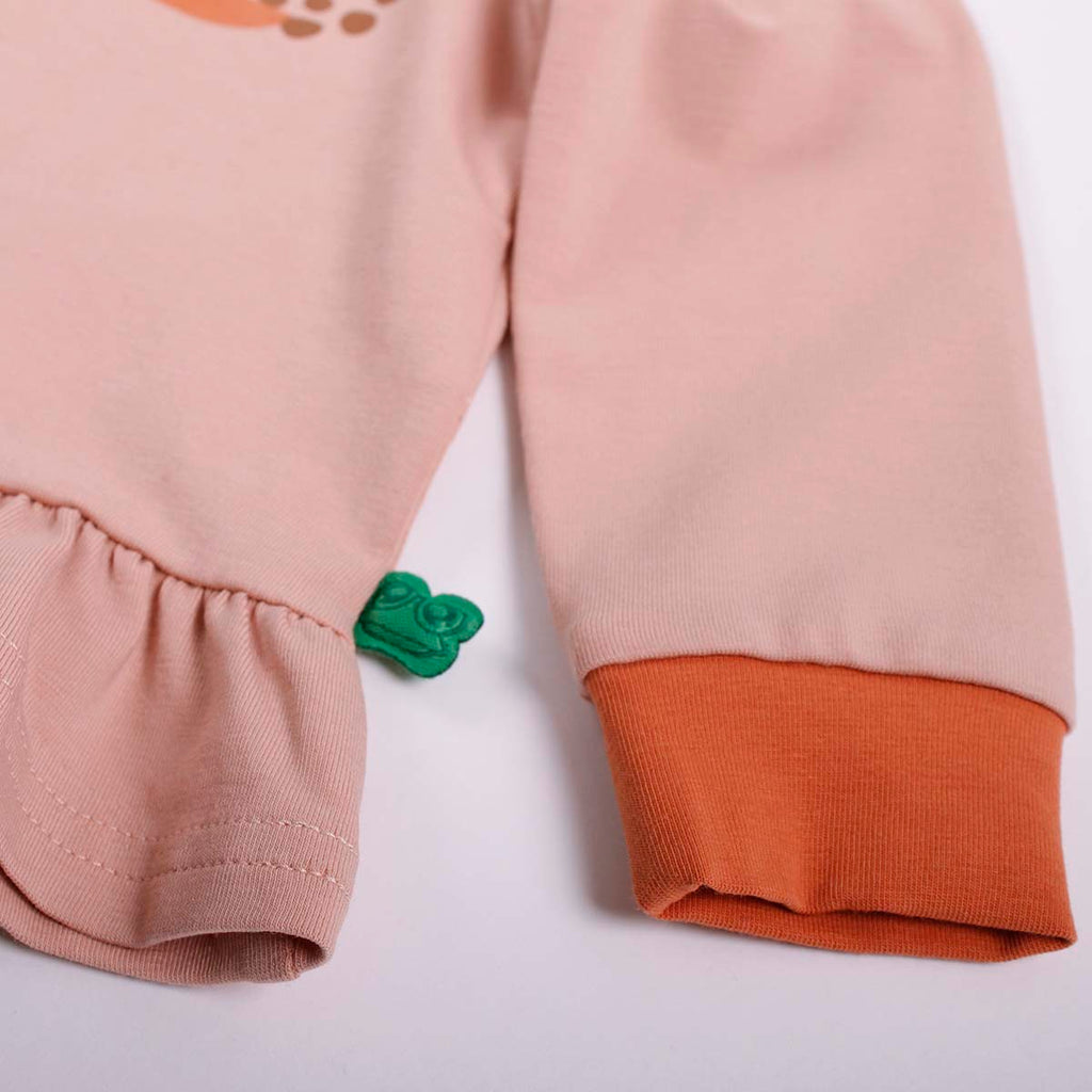 Hedgehog ruffled top: Size 18-24M
