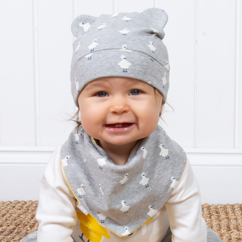 Polka duck hat: Size 6-12M