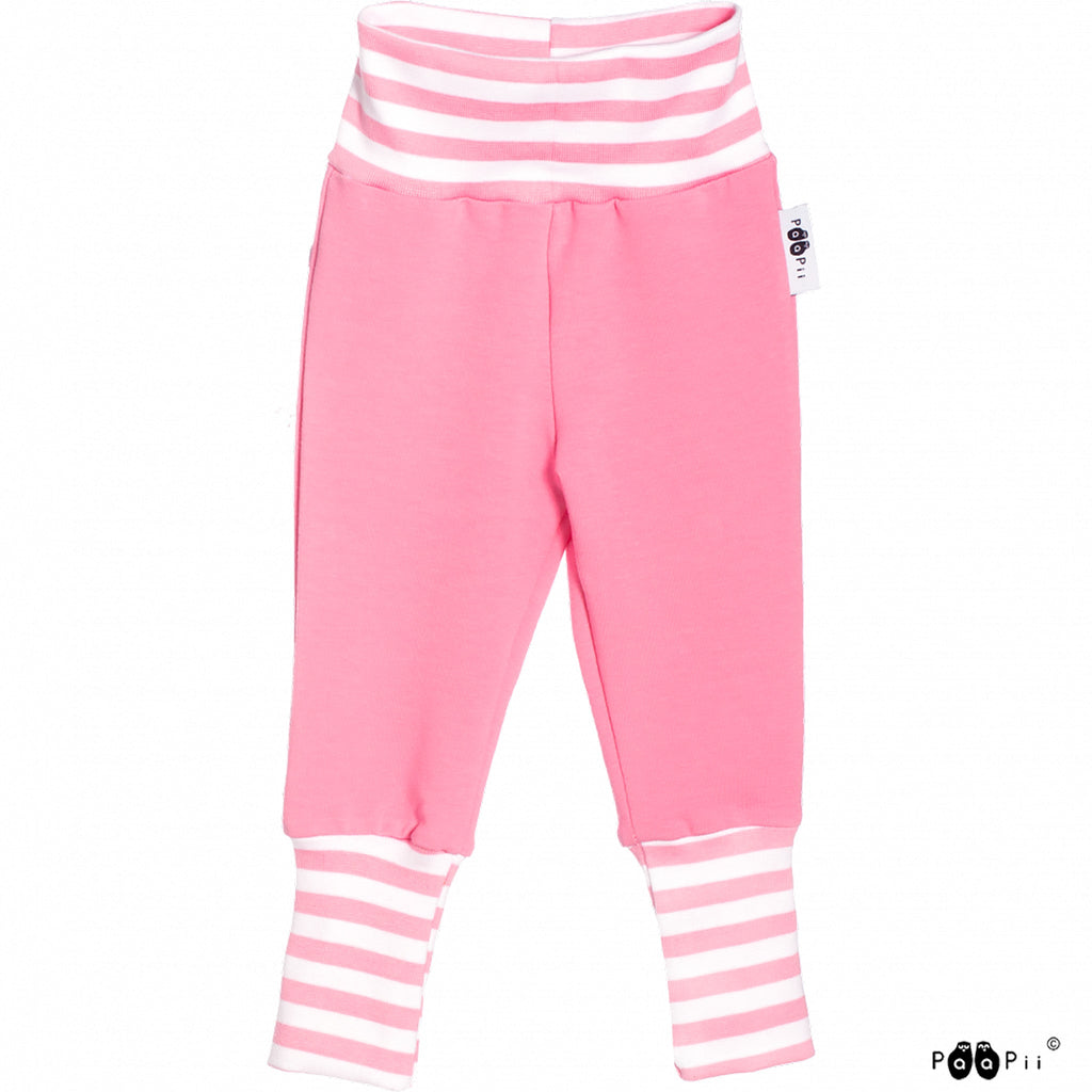 Organic Cotton Baby Sweatpants - Pink