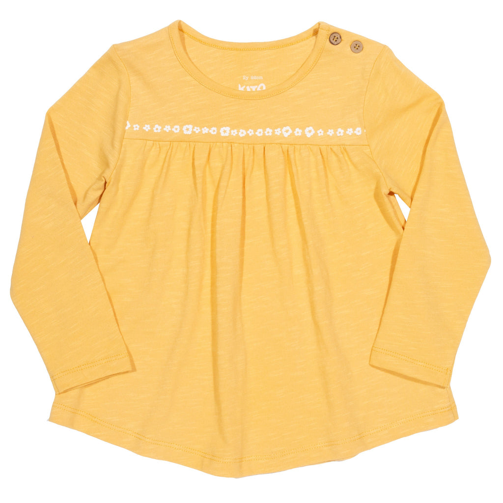 Together tunic- ochre yellow: Size 7Y