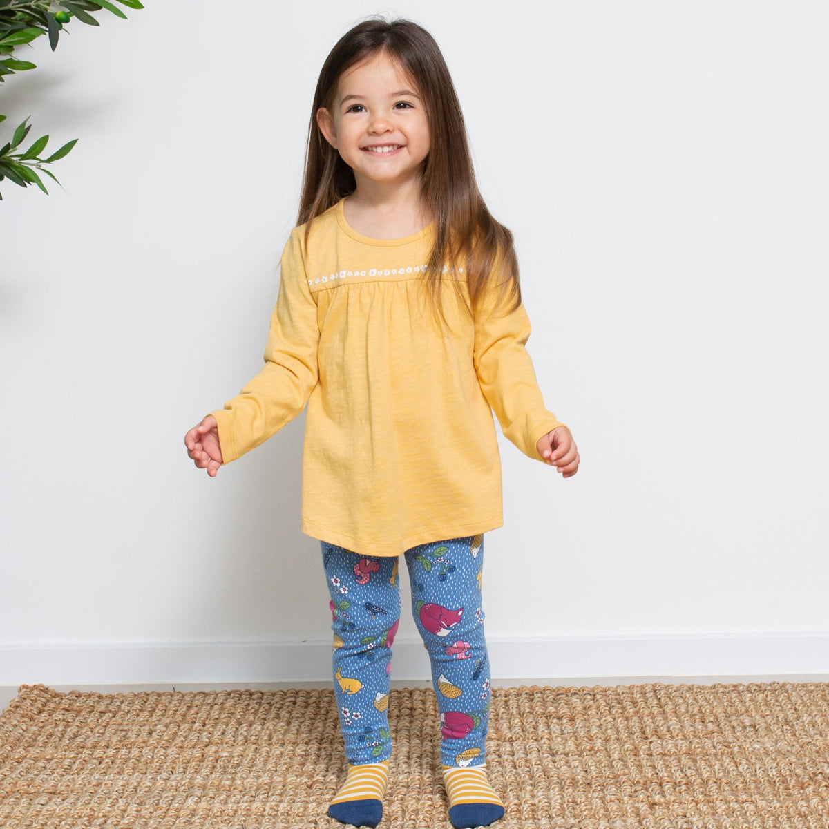 Together tunic- ochre yellow: Size 7Y